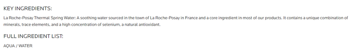 La Roche-Posay Thermal Spring Water  - 150ml | لاروش بوزيه بخاخ مياه حرارية - 150 مل