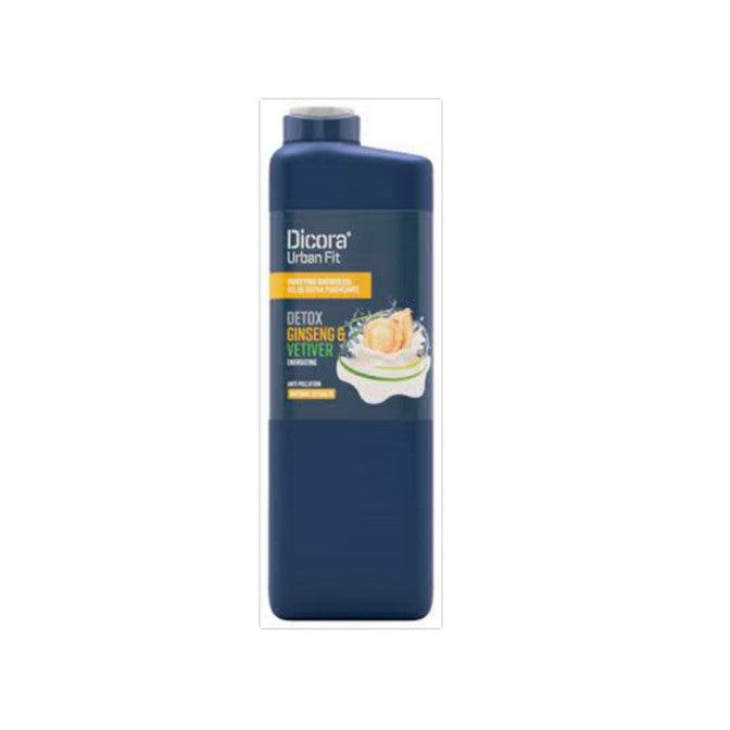 Dicora Urban Fit Energy Vetiver And Ginseng Shower Gel - 400ml | ديكورا سائل استحمام بالجينسينغ والفتيفر - 400 مل