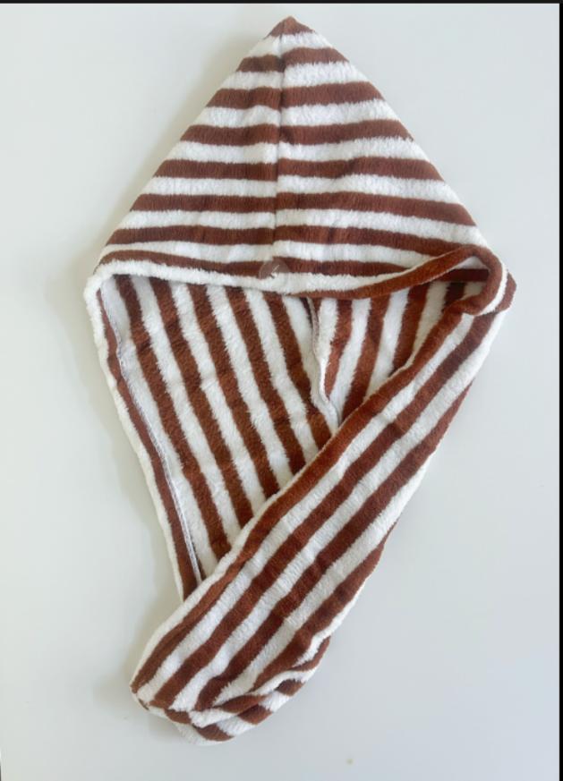 Hair Drying Cap - Brown