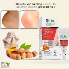 Bio Balance Argan Oil Cracked Heel & Foot Balm - 60ml |  بايو بالانس كريم القدم لعلاج تشقق الكعوب بزيت الأرغان - 60 مل